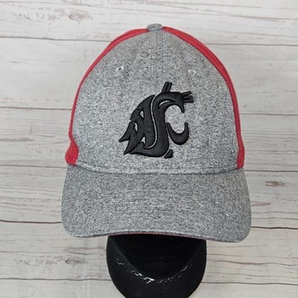 Washington State Cougars Nike Dri-Fit Baseball Cap Men's OSFM Grey Red